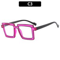 Commute Color Block Ac Square Full Frame Glasses sku image 3