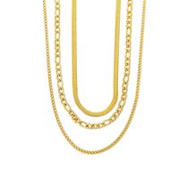 Acero Titanio Chapados en oro de 18k Estilo Simple Estilo Clásico Flor Collar Colgante main image 4