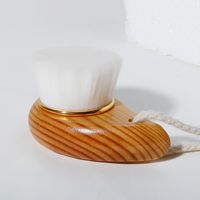 Beech Wooden Handle Facial Cleansing Brush main image 1