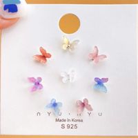 Unisex Mode Geometrische Schmetterlings Legierung Künstliche Perlen Ohrringe Tropfen Ohrringe sku image 18