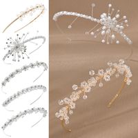 Japanischer Stil Farbblock Kristall Inlay Strasssteine Haarband main image 1