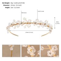 Japanischer Stil Farbblock Kristall Inlay Strasssteine Haarband sku image 2