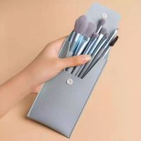 Simple Style Artificial Fiber Aluminum Tube Makeup Tool Sets 1 Set sku image 7