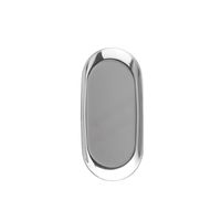 Casual Oval Heart Shape Stainless Steel Metal Storage Tray sku image 4