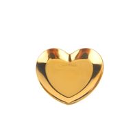 Casual Oval Heart Shape Stainless Steel Metal Storage Tray sku image 2