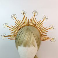 Retro Crown Plastic Resin Three-dimensional Hair Band sku image 1