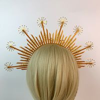 Retro Crown Plastic Resin Three-dimensional Hair Band main image 4