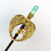 Women's Cute Simple Style Wings Iron Inlay Crystal Cane main image 6