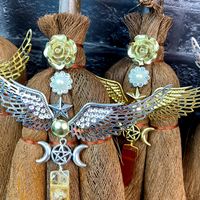 Simple Style Broom Wings Wood Ornaments main image 3