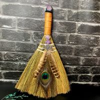 Simple Style Broom Eye Crystal Straw Daily Party Decoration main image 3