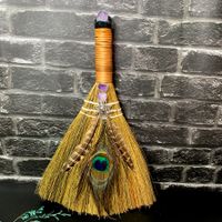 Style Broom Oeil Crystal Straw Daily Party Decoration sku image 4
