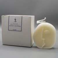 Modern Style Human Face Soy Wax Candle sku image 1