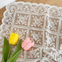 Casual Fresh Dining Table Beige Lace Tablecloth main image 2
