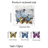 Casual Vacation Butterfly Pvc Wall Sticker sku image 4