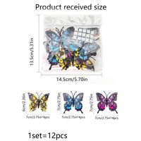 Casual Vacaciones Mariposa Pvc Pegatina De Pared sku image 4