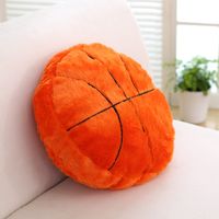 Casual Ball Basketball Football Plush Throw Pillow sku image 15