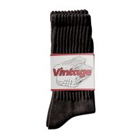 Unisex Casual Vintage Style Stripe Solid Color Cotton Crew Socks A Pair main image 4