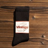 Unisex Casual Vintage Style Stripe Solid Color Cotton Crew Socks A Pair sku image 2