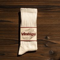 Unisex Casual Vintage Style Stripe Solid Color Cotton Crew Socks A Pair sku image 3