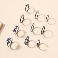 Simple Style Roman Style Flower Alloy Hollow Out Women's Rings main image 4