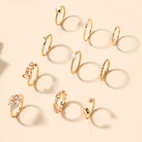 Simple Style Roman Style Flower Alloy Hollow Out Women's Rings main image 3