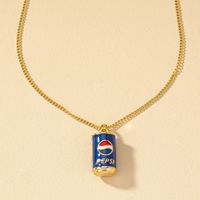 Retro Coke Alloy Plating Gold Plated Women's Pendant Necklace main image 6