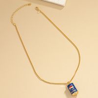 Retro Coke Alloy Plating Gold Plated Women's Pendant Necklace main image 3