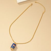 Retro Coke Alloy Plating Gold Plated Women's Pendant Necklace main image 5