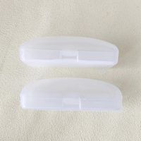 Modern Style Solid Color Plastic Unisex Glasses Case main image 5