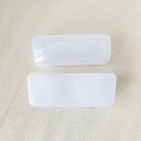 Modern Style Solid Color Plastic Unisex Glasses Case main image 4