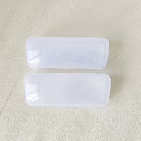 Modern Style Solid Color Plastic Unisex Glasses Case main image 1