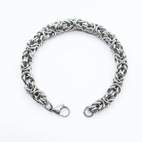 Fashion Retro Woven Titanium Steel Bracelet main image 7