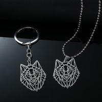 Modern Style Streetwear Animal Stainless Steel Men's Pendant Necklace main image 1