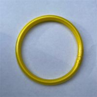 Modern Style Solid Color Plastic Unisex Wristband sku image 5