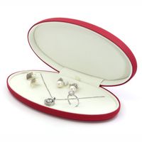 Elegant Lady Solid Color Pu Leather Jewelry Boxes sku image 9