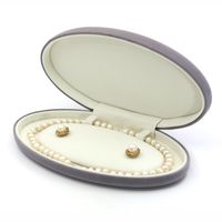 Elegant Lady Solid Color Pu Leather Jewelry Boxes sku image 5
