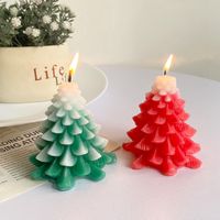 Christmas Cartoon Style Christmas Tree Paraffin Party Candle main image 1