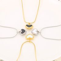 Stainless Steel 18K Gold Plated Luxurious Plating Heart Shape Bracelets Earrings Necklace main image 1