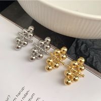 1 Pair Modern Style Geometric Plating Copper Drop Earrings main image 1