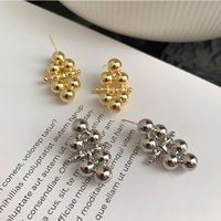 1 Pair Modern Style Geometric Plating Copper Drop Earrings main image 5