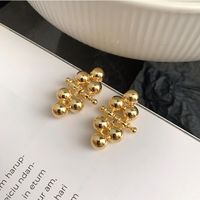1 Pair Modern Style Geometric Plating Copper Drop Earrings sku image 1