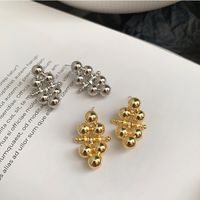 1 Pair Modern Style Geometric Plating Copper Drop Earrings main image 2