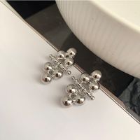 1 Pair Modern Style Geometric Plating Copper Drop Earrings sku image 2