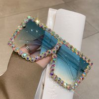 Lady Simple Style Colorful Pc Square Full Frame Glasses main image 1