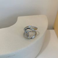 Einfacher Stil Geometrisch Kupfer Offener Ring In Masse sku image 2