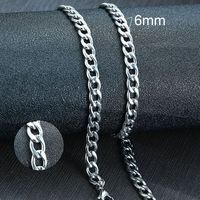 201 Stainless Steel 304 Stainless Steel Gold Plated Simple Style Plating Solid Color Necklace sku image 3