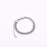 Stainless Steel Retro Style Mesh Belt Wide Bracelet Wholesale Jewelry Nihaojewelry sku image 1