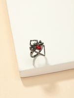 Streetwear Cool Style Spider Alloy Plating Hollow Out 14k Gold Plated Women's Rings main image 3