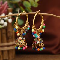 1 Pair Vintage Style Ethnic Style Geometric Alloy Drop Earrings main image 3