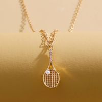 Décontractée Style Simple Raquette De Tennis Alliage Femmes Pendentif main image 4